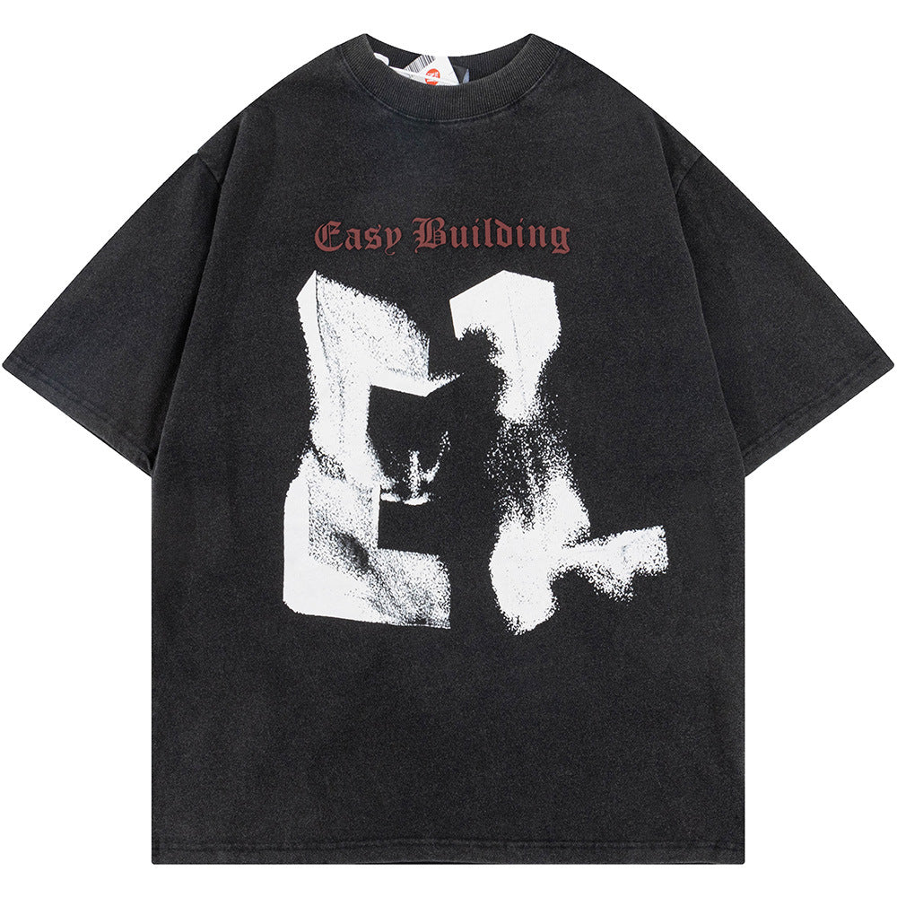 Casual Short Sleeve T-shirt Top Men